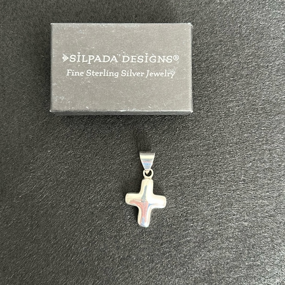 Silpada Sterling Silver Cross Charm